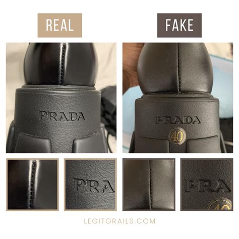 how to tell if prada stilettos real or fake|Prada shoes false soles.